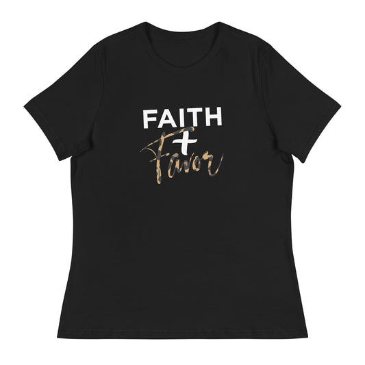 Faith + Favor (White and Cheetah)