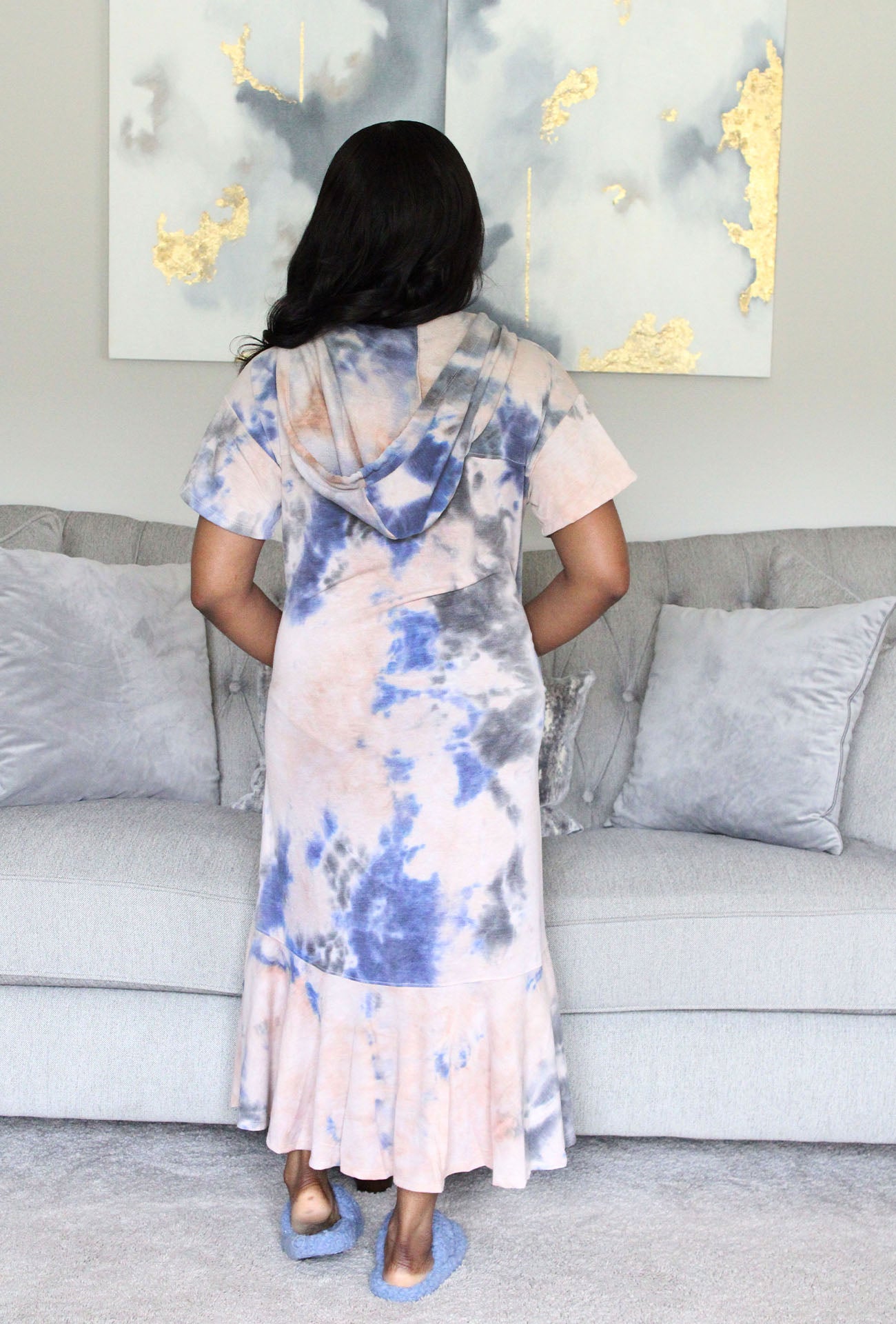 Cozy Comfy Tie-Dye Dress