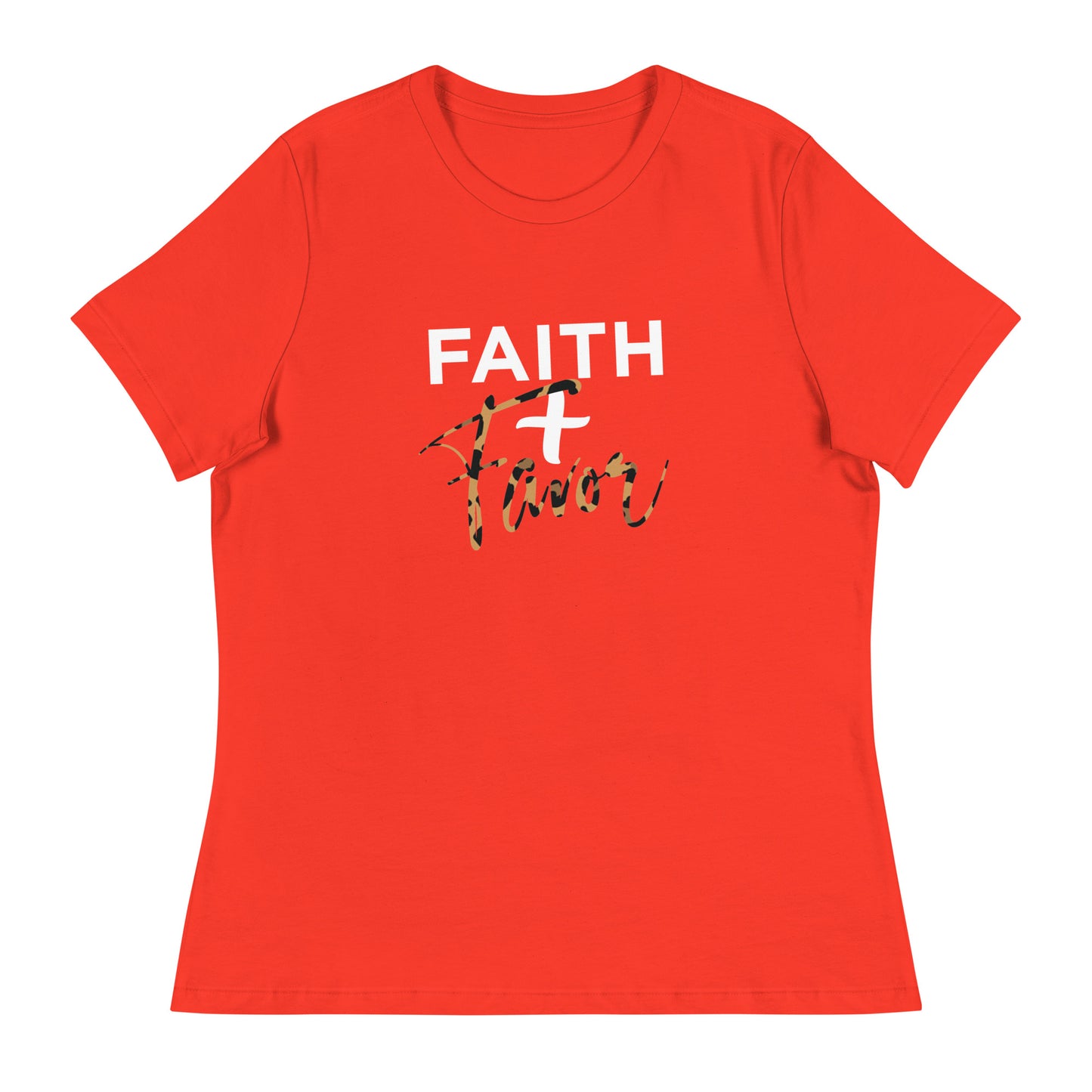 Faith + Favor (White and Cheetah)